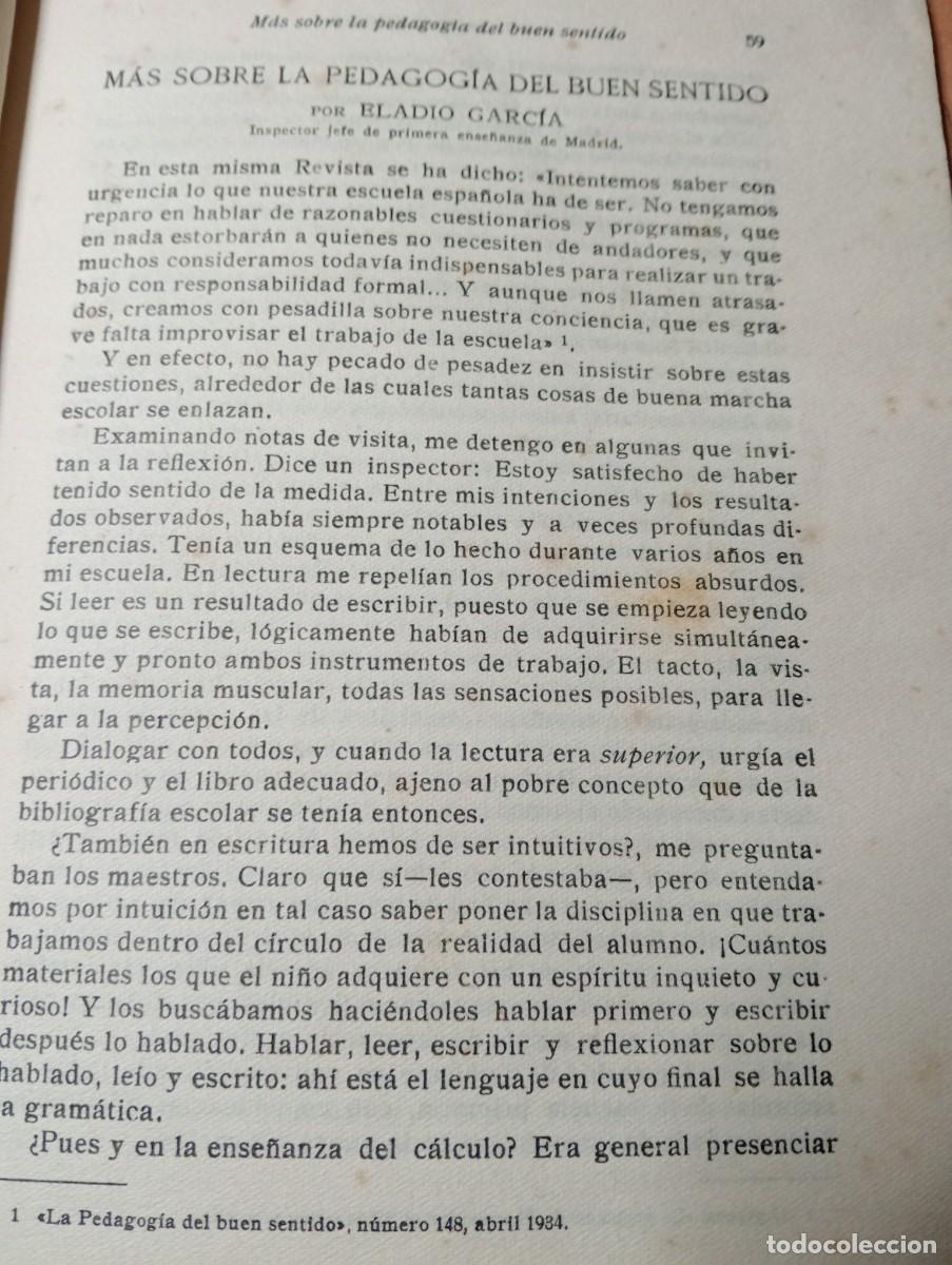 Coleccionismo de Revistas y Peri&oacute;dicos: REVISTA DE PEDAGOGIA A&Ntilde;O 1935 PEDAGOGO ELADIO GARCIA FELIX MARTI ALPERA ESCOLA PERE VILA BARCELONA