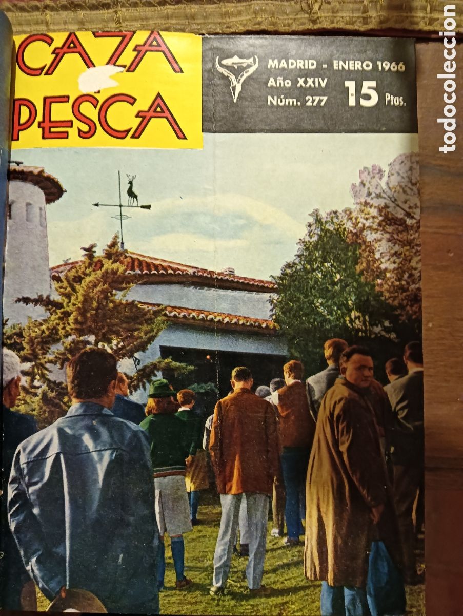 Collezionismo di Riviste e Giornali: Revista caza y pesca tom&oacute; correspondiente al a&ntilde;o 1966