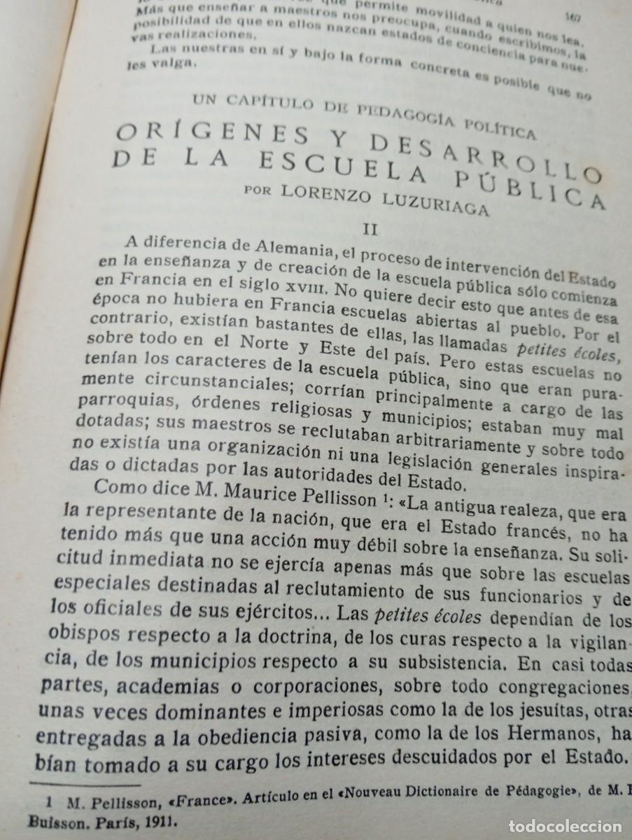 Coleccionismo de Revistas y Peri&oacute;dicos: REVISTA DE PEDAGOGIA A&Ntilde;O 1935 LORENZO LUZURIAGA ORIGENES Y DESARROLLO DE LA ESCUELA PUBLICA