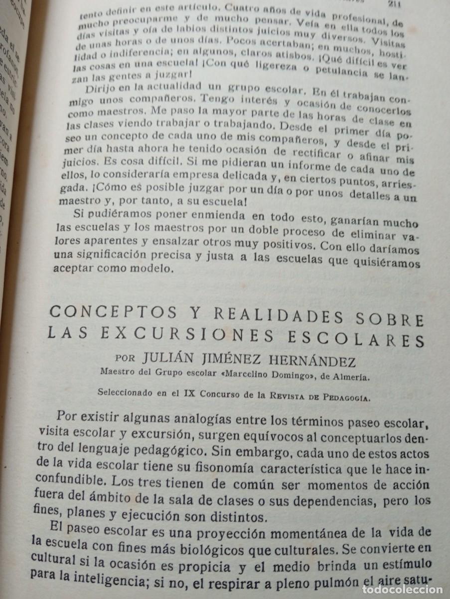 Coleccionismo de Revistas y Peri&oacute;dicos: REVISTA DE PEDAGOGIA A&Ntilde;O 1935 MAESTRO PEDAGOGO JULIAN JIMENEZ HERNANDEZ DE MARCELINO DOMINGO ALMERIA