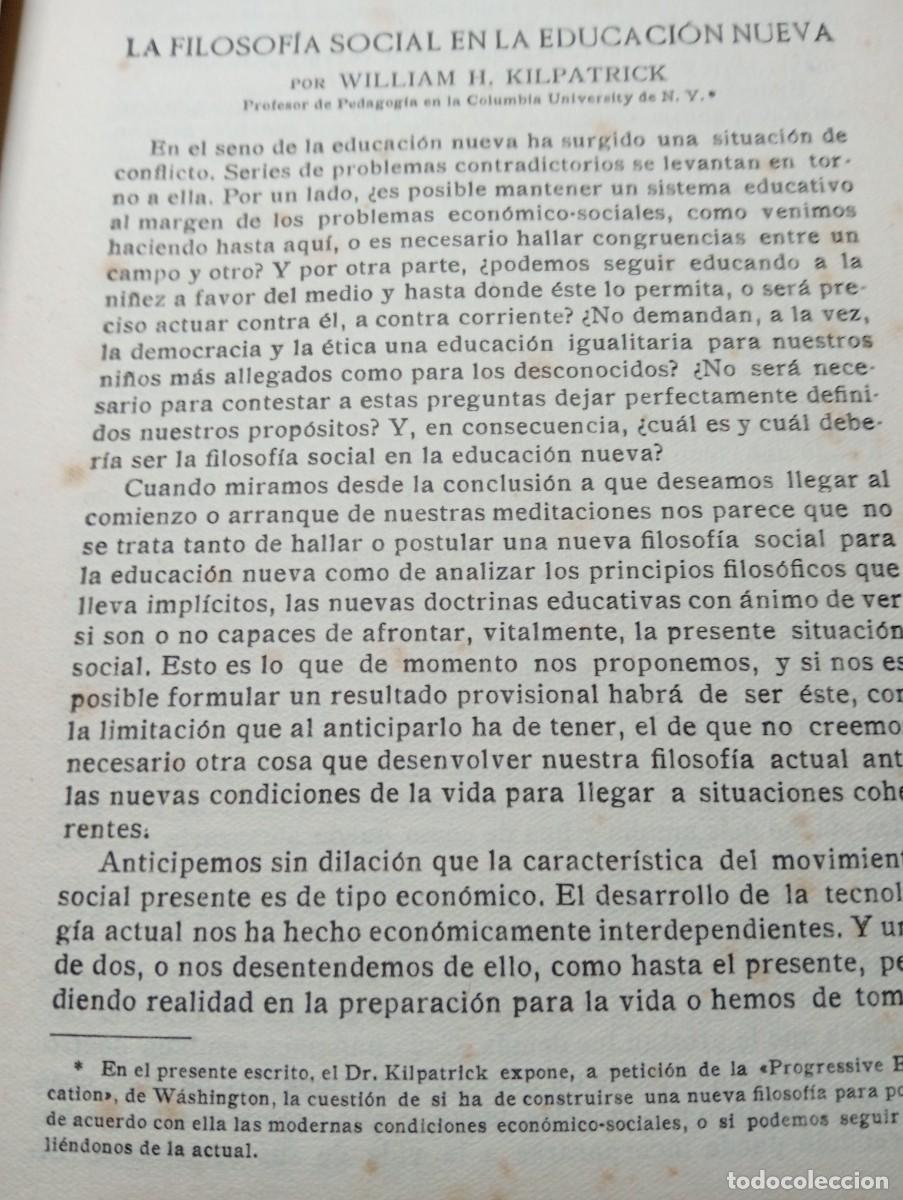 Coleccionismo de Revistas y Peri&oacute;dicos: REVISTA DE PEDAGOGIA A&Ntilde;O 1935 PEDAGOGO KILPATRICK ANTONIO BALLESTEROS USANO GERARDO RODRIGUEZ