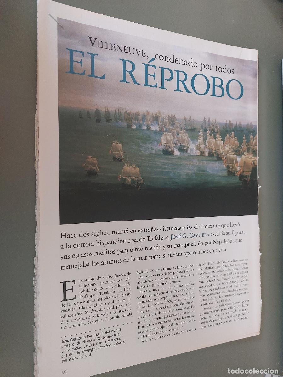 Coleccionismo de Revistas y Peri&oacute;dicos: VILLENUEVE. EL R&Eacute;PROBO. 4 P&Aacute;GINAS ART&Iacute;CULO EXTRAIDO DE REVISTA. GRAPA. COMPLETO