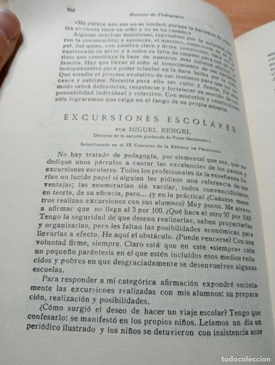 Coleccionismo de Revistas y Peri&oacute;dicos: REVISTA DE PEDAGOGIA A&Ntilde;O 1935 MAESTRO DE POTES MIGUEL RENGEL ANGEL LLORCA GRUPO ESCOLAR CERVANTES
