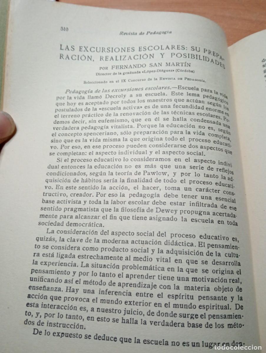 Coleccionismo de Revistas y Peri&oacute;dicos: REVISTA DE PEDAGOGIA A&Ntilde;O 1935 FERNANDO SAN MARTIN MAESTRO ESCUELA LOPEZ-DIEGUEZ DORDOBA