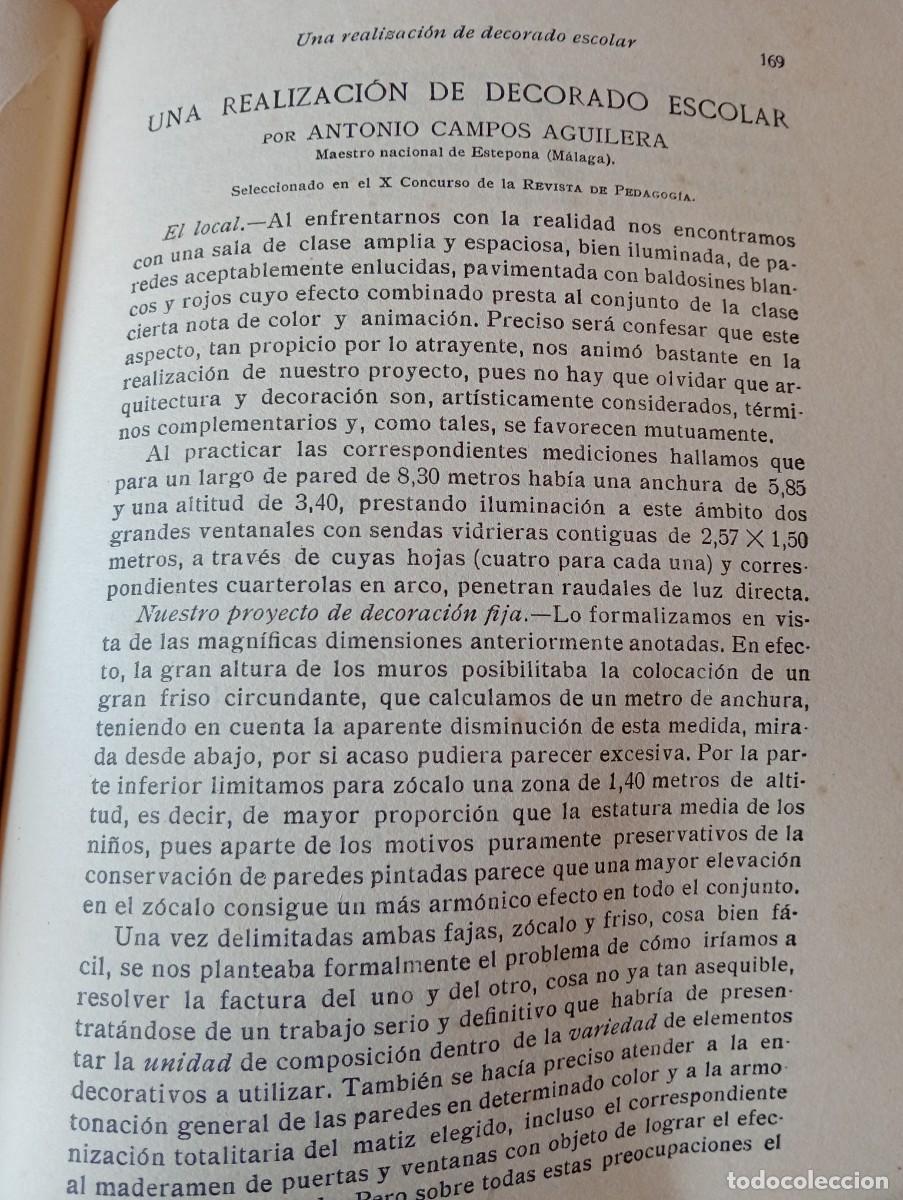 Coleccionismo de Revistas y Peri&oacute;dicos: REVISTA DE PEDAGOGIA A&Ntilde;O 1936 MAESTRO PEDAGOGO ANTONIO CAMPOS AGUILERA DE ESTEPONA GEHEEB