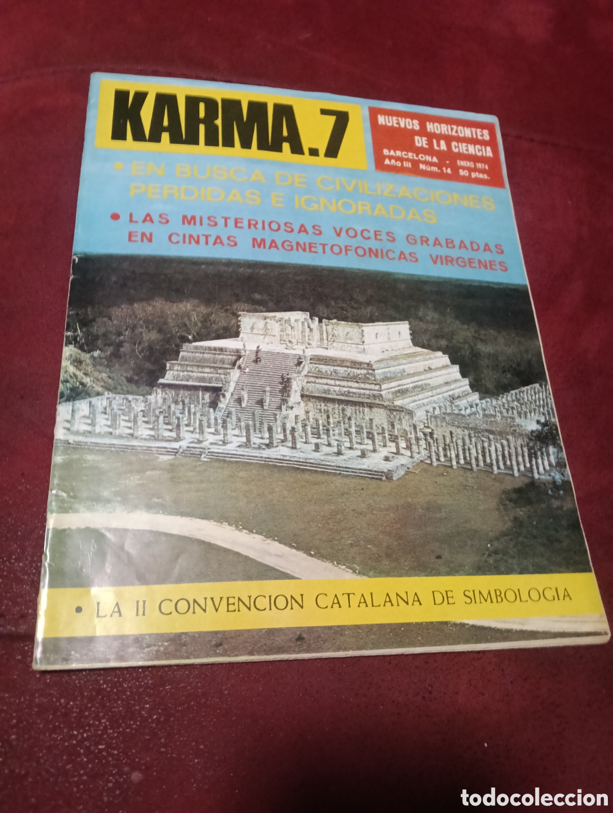 Coleccionismo de Revistas y Peri&oacute;dicos: Revista Karma 7 Enero 1974