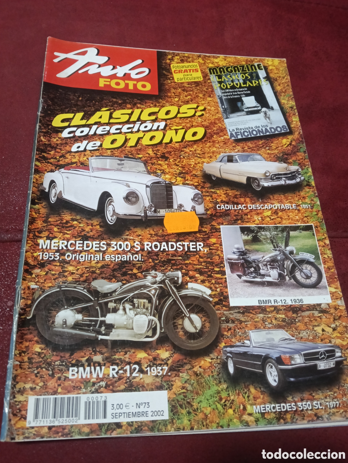 Coleccionismo de Revistas y Peri&oacute;dicos: Revista Auto foto n 73 septiembre 2002