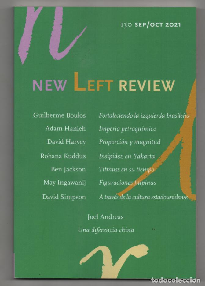 Coleccionismo de Revistas y Peri&oacute;dicos: New Left Review 130, 2021. David Harvey, Joel Andreas...
