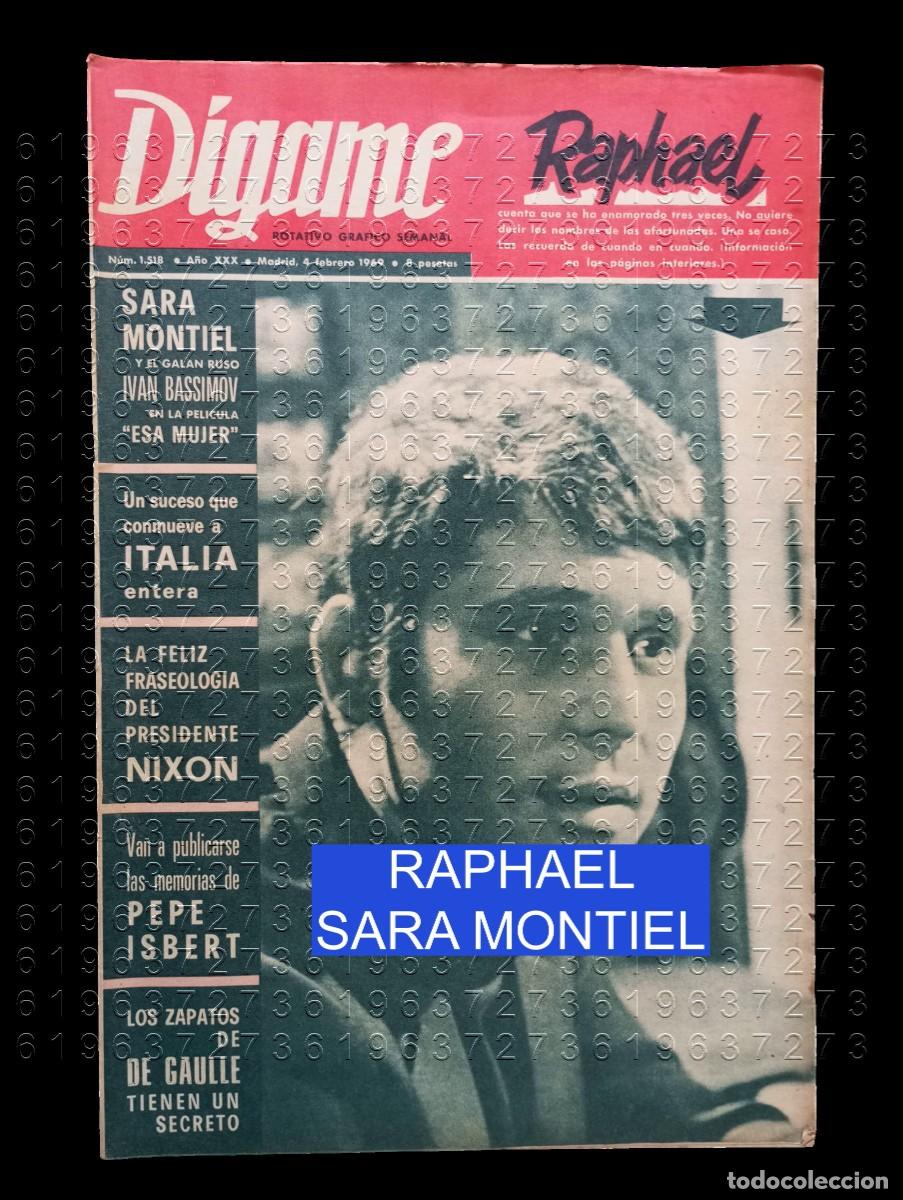 Coleccionismo de Revistas y Peri&oacute;dicos: DIGAME 1518 REVISTA 1969