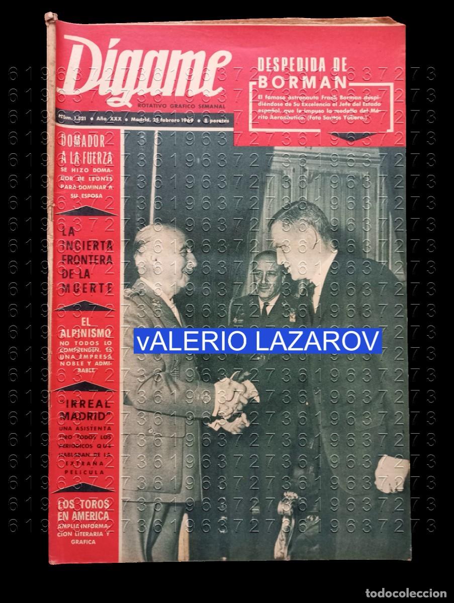 Coleccionismo de Revistas y Peri&oacute;dicos: DIGAME 1521 REVISTA 1969