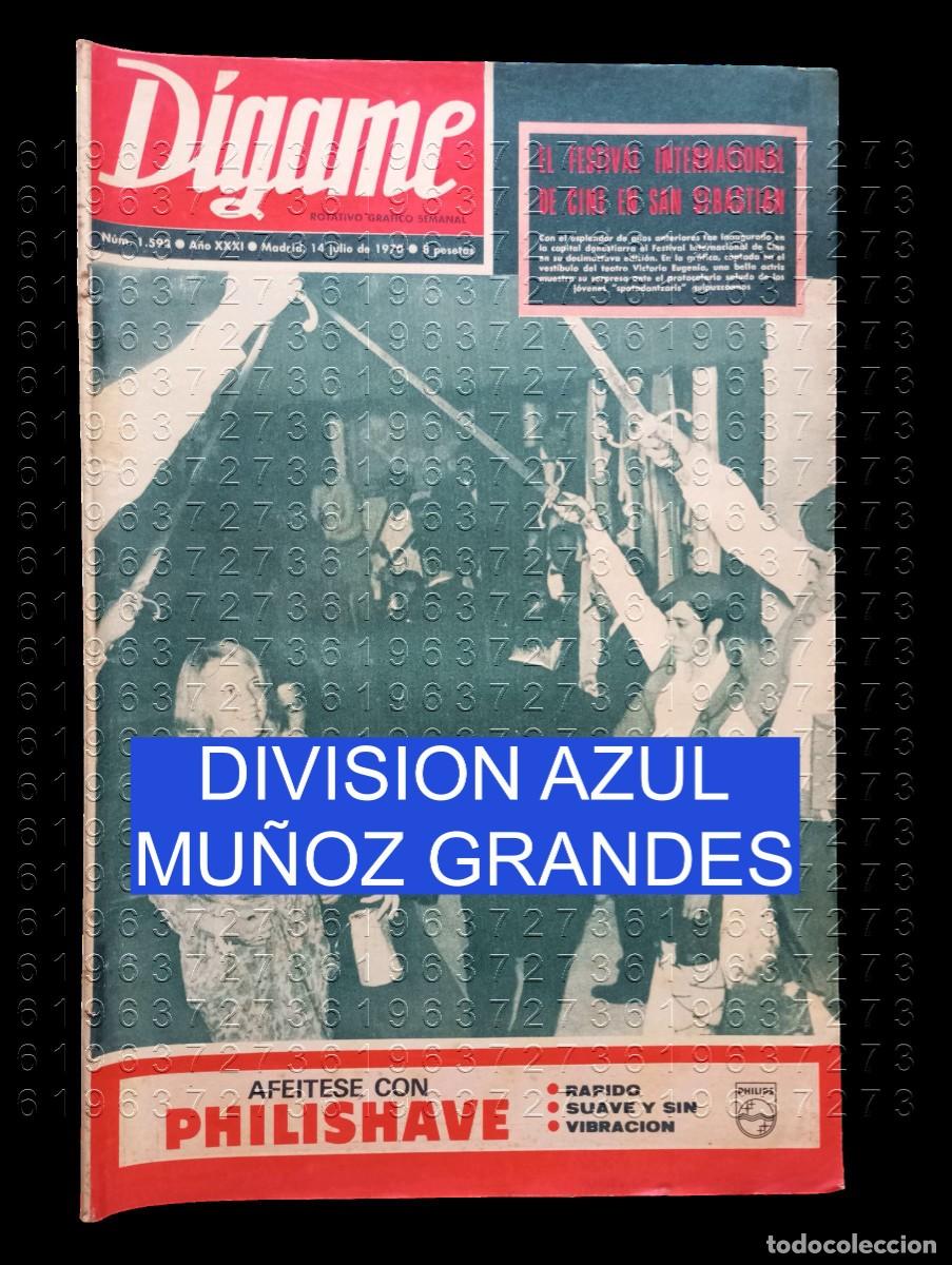 Sammeln von Zeitschriften und Zeitungen: DIGAME 1593 REVISTA DIVISION AZUL MU&Ntilde;OZ GRANDES 1970