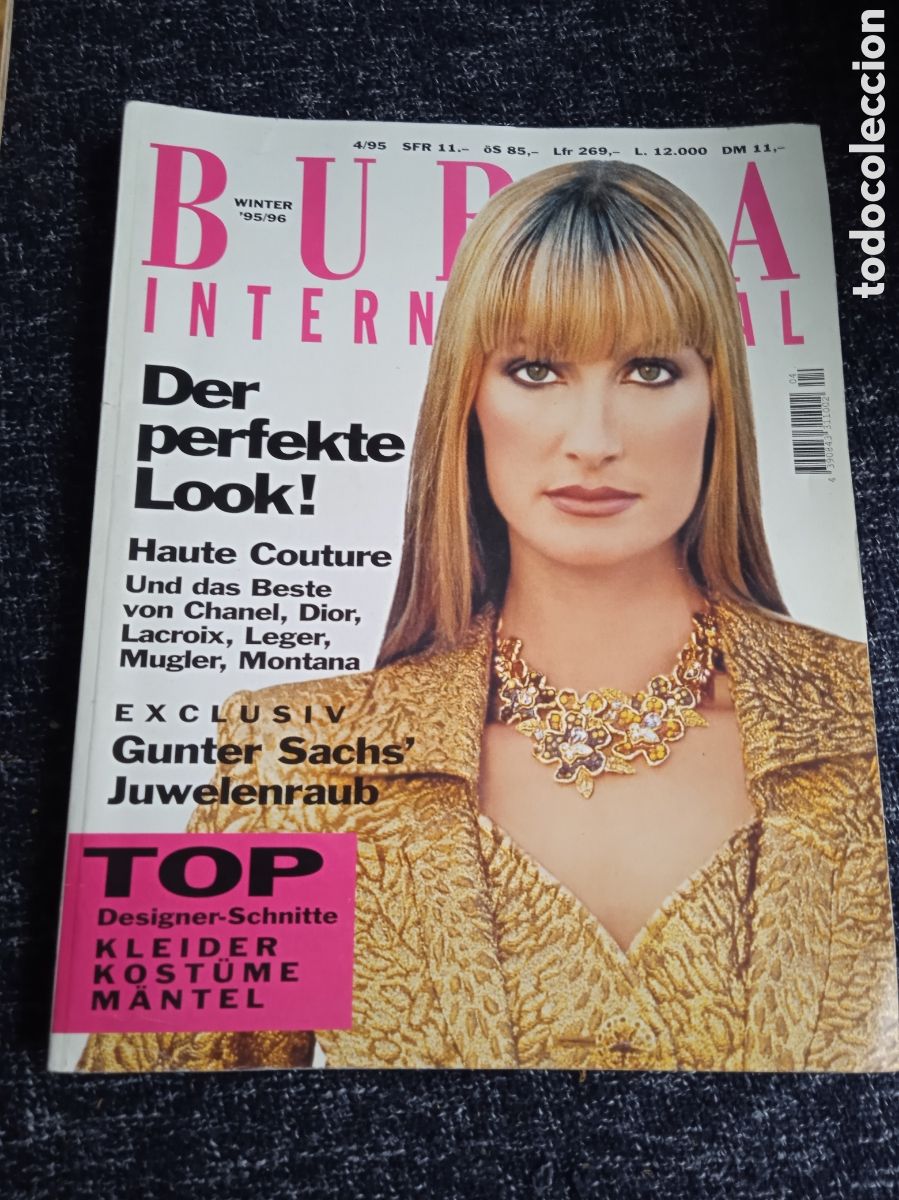 Coleccionismo de Revistas y Peri&oacute;dicos: REVISTA MODA -BURDA INTERNACIONAL WINTER 95 96 -CATALOGO INVIERNO 17 patrones y 172 p&aacute;ginas