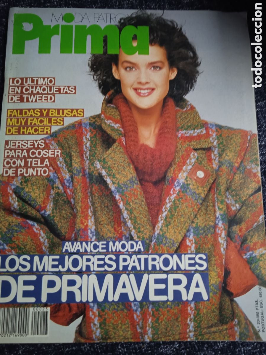 Coleccionismo de Revistas y Peri&oacute;dicos: REVISTA MODA PATRONES PRIMA, N&ordm; 23 CON PATRONES -A&Ntilde;OS 80