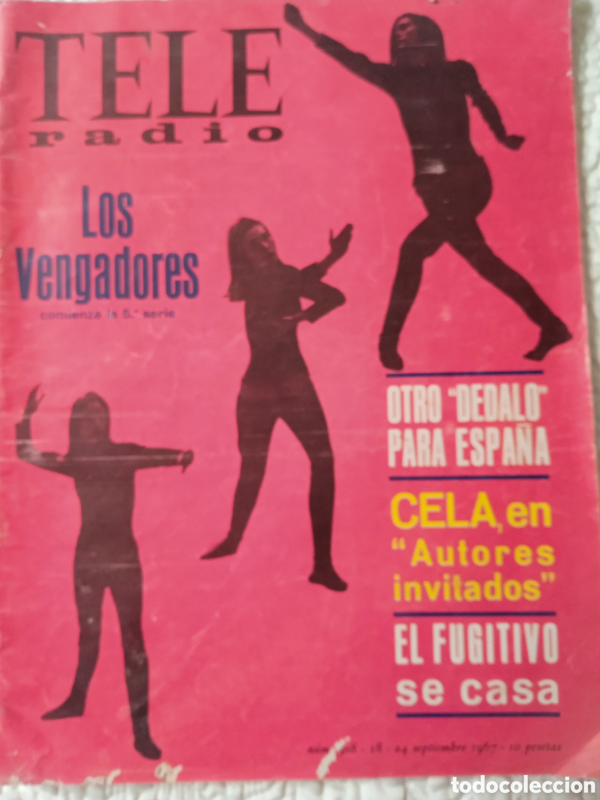 Coleccionismo de Revistas y Peri&oacute;dicos: Tele Radio Los Vengadores - Mostra de Venecia