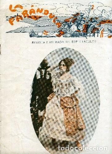 Collection Magazines and Newspapers: LA FARANDULA, revista ilustrada de espectaculos CARBONELL 7 mayo 1921