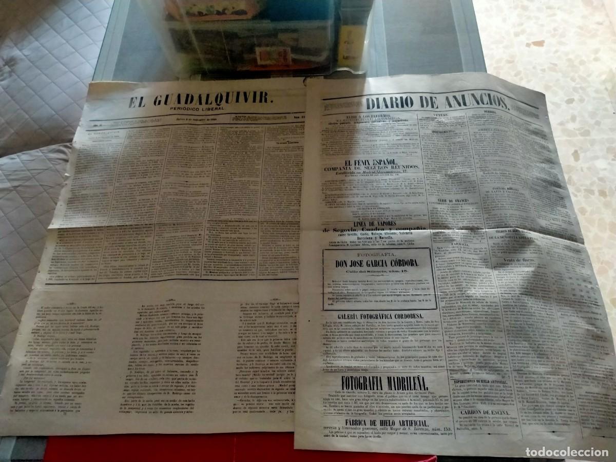 Collectionnisme de Revues et Journaux: periodicos de cordoba 1866 guadalquivir periodico liberal