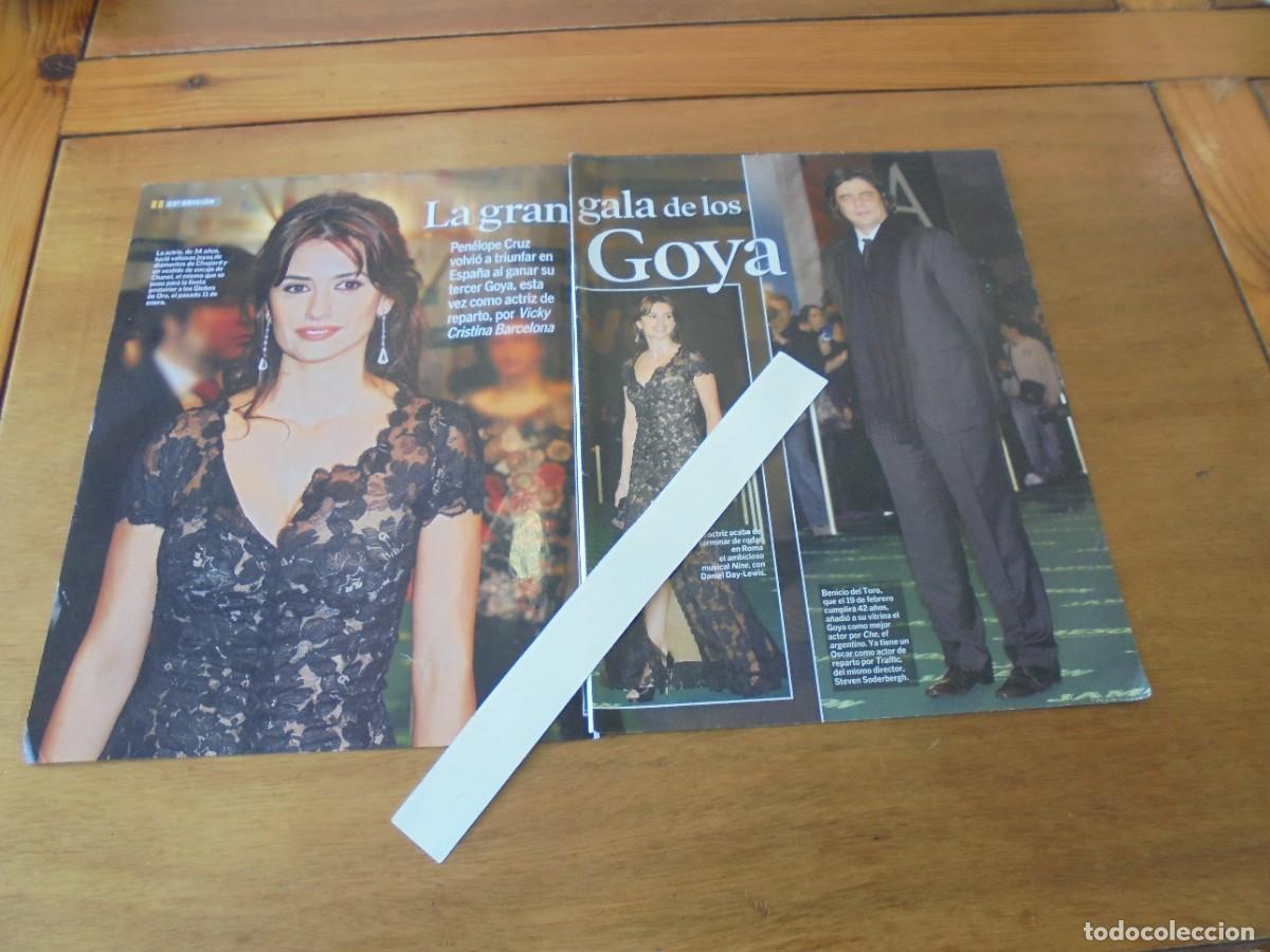 Collezionismo di Riviste e Giornali: GALA DE LOS GOYA 2009. PEN&Eacute;LOPE CRUZ. DAFNE FERN&Aacute;NDEZ. CLARA LAGO. MARIBEL VERD&Uacute;. ISABEL SARTORIUS..