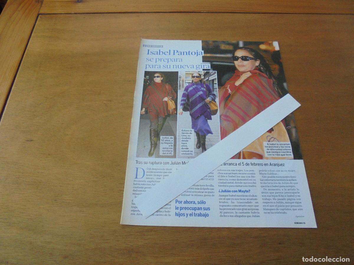 Coleccionismo de Revistas y Peri&oacute;dicos: CLIPPING 2009: ISABEL PANTOJA. BLANCA PORTILLO. CHARLENNE WITTSTOCK.