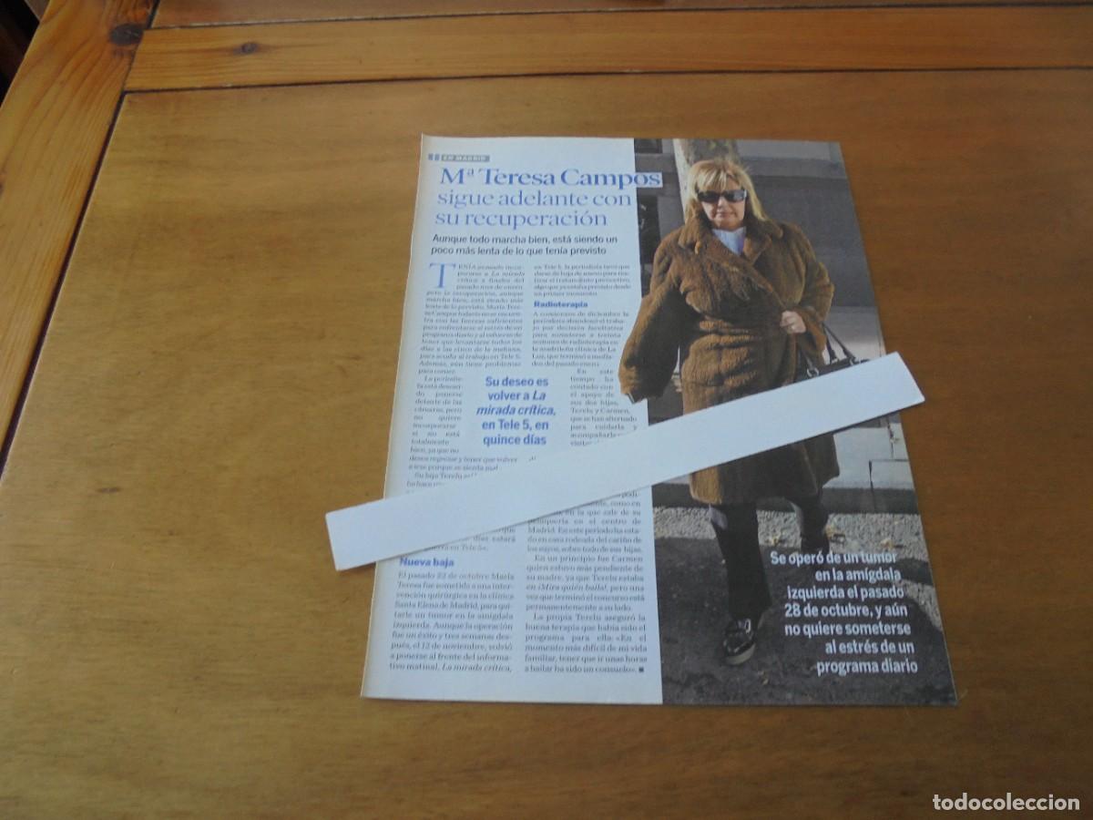 Coleccionismo de Revistas y Peri&oacute;dicos: CLIPPING 2009: M&ordf; TERESA CAMPOS. DUQUESA DE ALBA.
