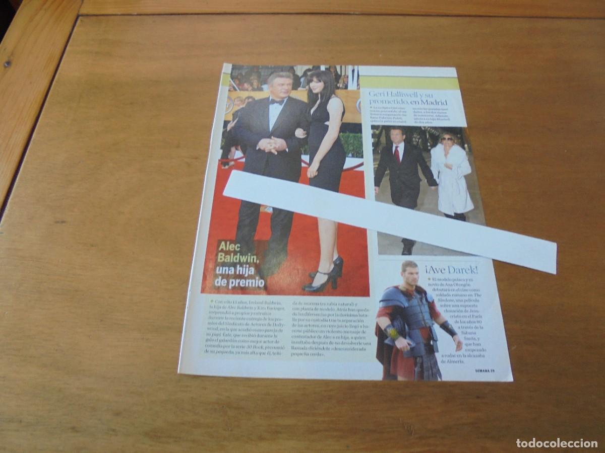 Coleccionismo de Revistas y Peri&oacute;dicos: CLIPPING 2009: ALEC BALDWIN. GERI HALLIWELL (SPICE GIRLS). DAREK. MILEY CIRUS. DANIEL CRAIG. JESSICA