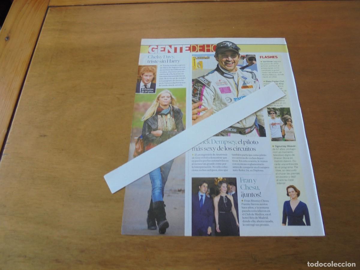 Coleccionismo de Revistas y Peri&oacute;dicos: CLIPPING 2009: PR&Iacute;NCIPE HARRY Y CHAELSY DAVY. PATRICK DEMPSEY. FRAN Y CHESU.