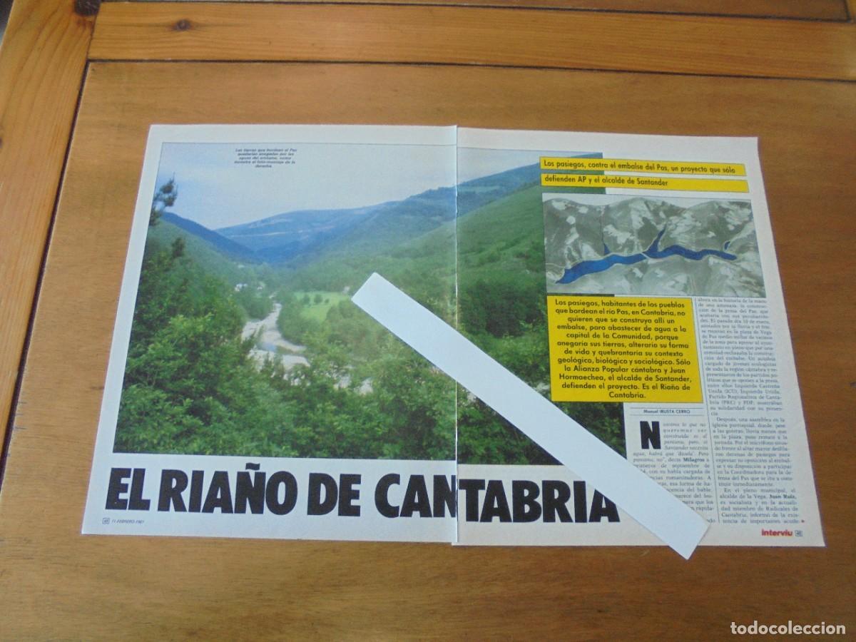 Coleccionismo de Revistas y Peri&oacute;dicos: RETAL 1987: PUEBLOS AFECTADOS POR EL EMBALSE DEL PAS. CANTABRIA. SAN PEDRO DE ROMERAL. RAM&Oacute;N TAMAMES