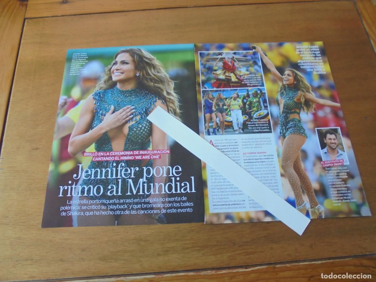 Coleccionismo de Revistas y Peri&oacute;dicos: CLIPPING 2014: JENNIFER L&Oacute;PEZ Y PITBULL MUNDIAL DE FUTBOL 2014. SARA CARBONERO. PILAR RUBIO. SHAKIRA