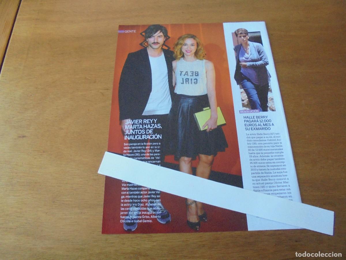 Coleccionismo de Revistas y Peri&oacute;dicos: CLIPPING 2014: JAVIER REY Y MARTA HAZAS. HALLE BERRY. IRENE MERITXELL EXPOSICI&Oacute;N. HILLARY CLINTON