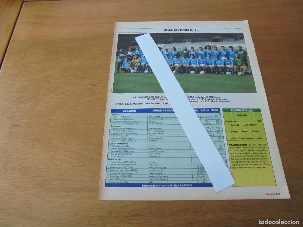 Coleccionismo de Revistas y Peri&oacute;dicos: RETAL 1988: REAL OVIEDO CF. LOS MILLONARIOS DEL FUTBOL. SCHUSTER. FUTRE. BUTRAGUE&Ntilde;O. MICHEL. LINEKER