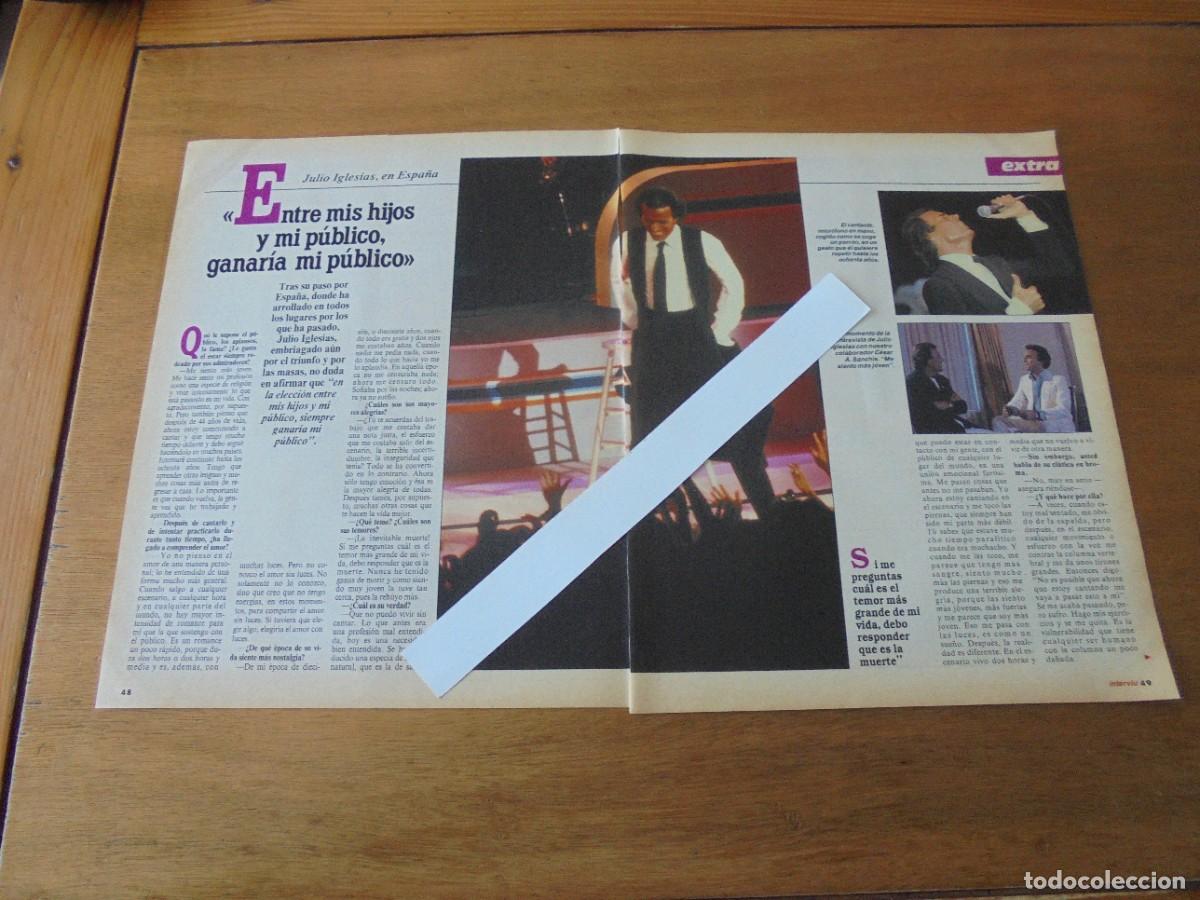 Coleccionismo de Revistas y Peri&oacute;dicos: RETAL 1988: JULIO IGLESIAS, ENTREVISTA.