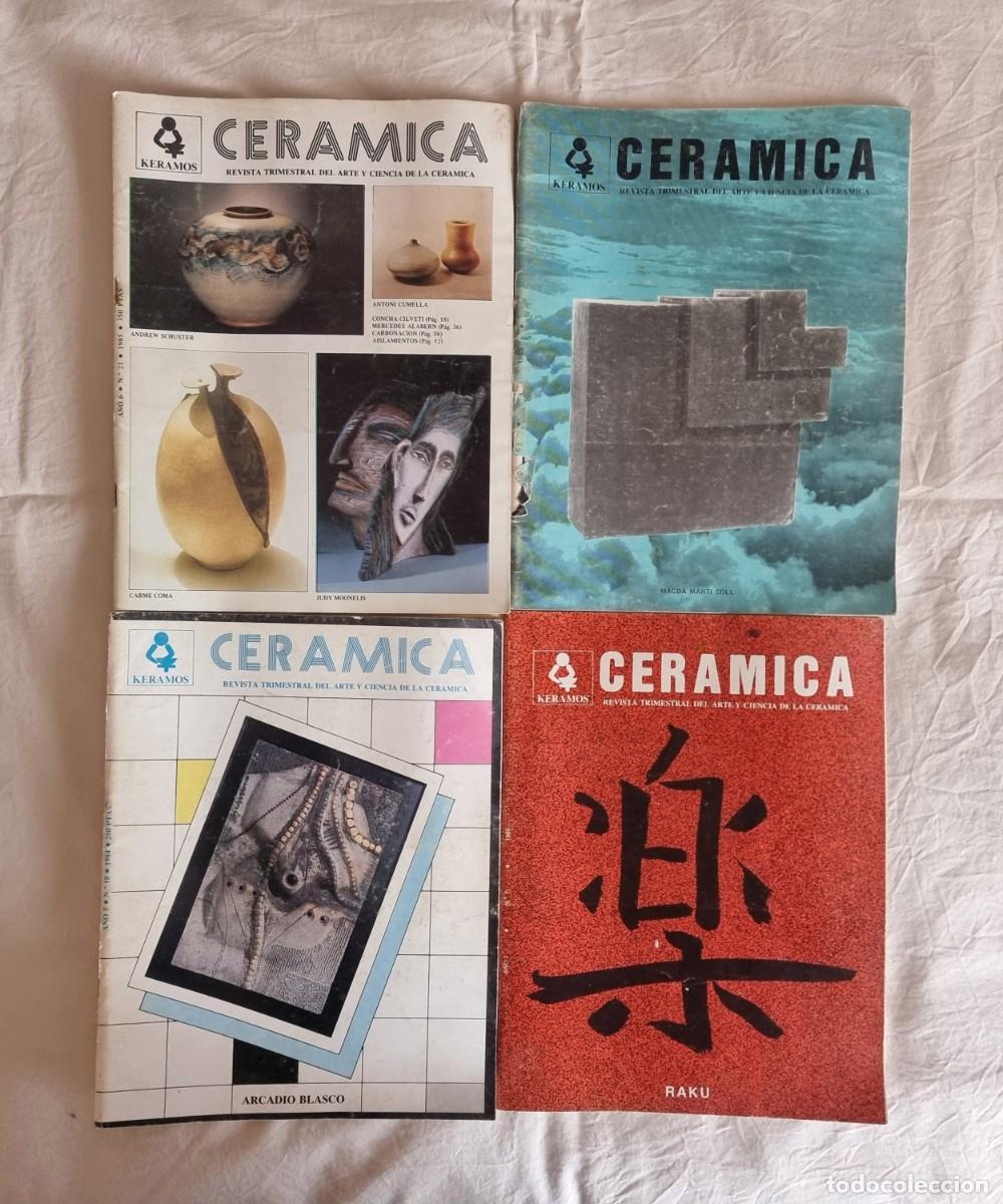 Coleccionismo de Revistas y Peri&oacute;dicos: CER&Aacute;MICA revista lote n&uacute;meros 6, 7, 18 y 21