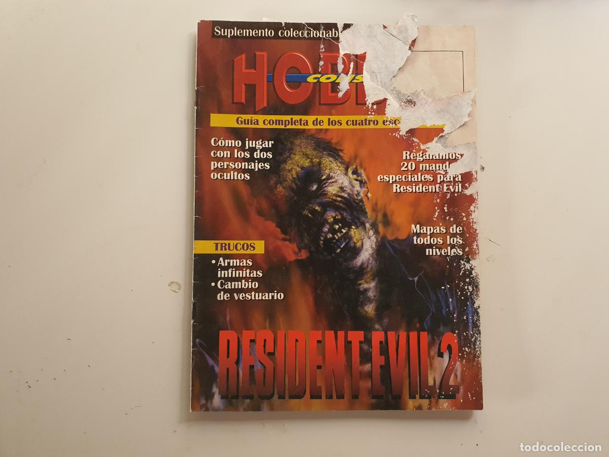 Coleccionismo de Revistas y Peri&oacute;dicos: REVISTA HOBBY CONSOLAS - SUPLEMENTO GUIA RESIDENT EVIL 2