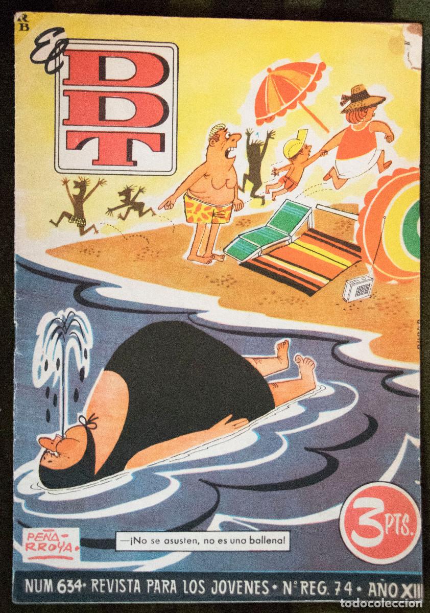 Coleccionismo de Revistas y Peri&oacute;dicos: N&uacute;m. 634 revista El DDT. A&ntilde;o 1958.