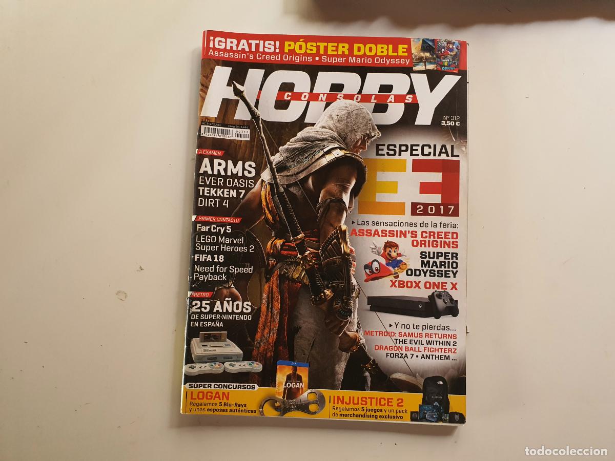 Coleccionismo de Revistas y Peri&oacute;dicos: REVISTA HOBBY CONSOLAS - N&ordm; 312 INCLUYE POSTER ASSASIND CREED