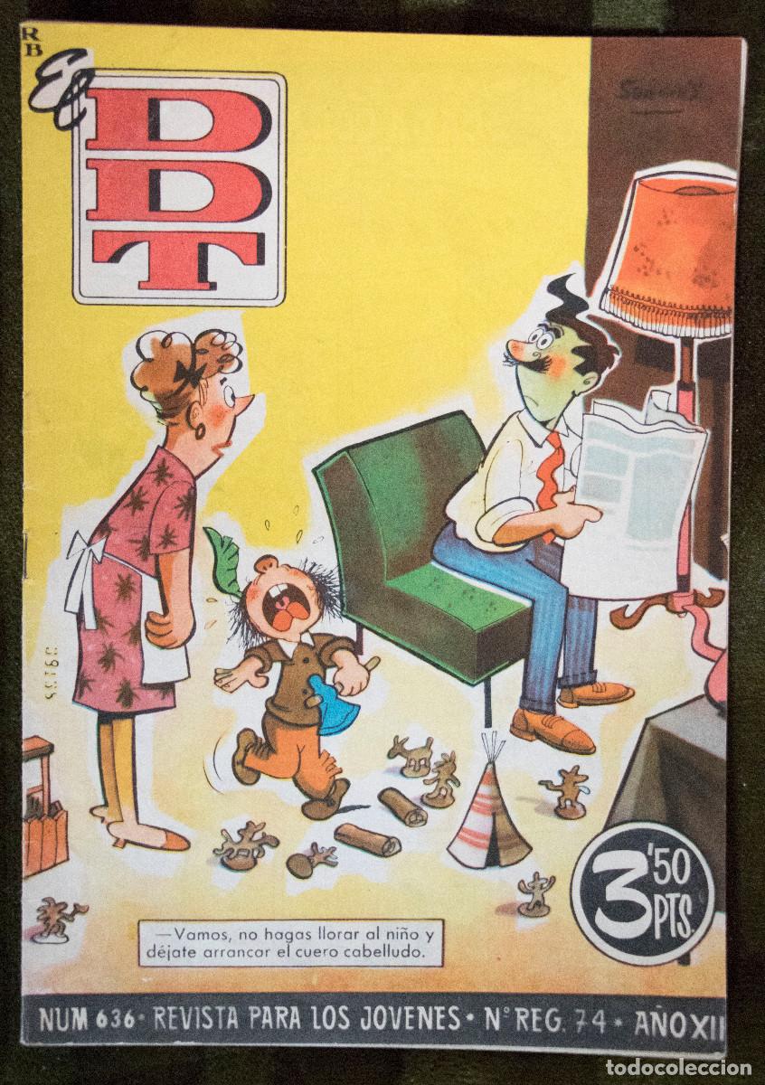 Coleccionismo de Revistas y Peri&oacute;dicos: N&uacute;m. 636 revista El DDT. A&ntilde;o 1958.