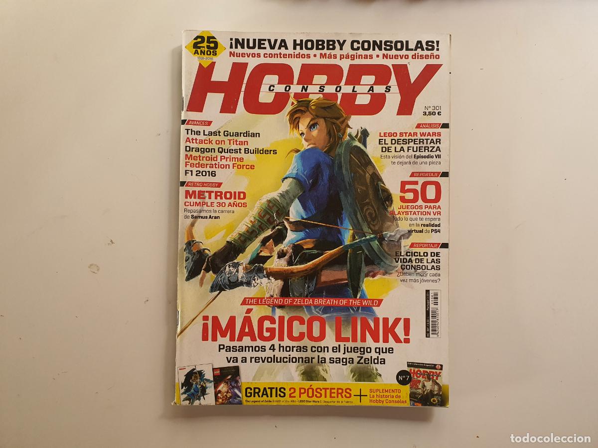 Coleccionismo de Revistas y Peri&oacute;dicos: REVISTA HOBBY CONSOLAS - N&ordm; 301 INCLUYE POSTER Y SUPLEMENTO GTA ZELDA