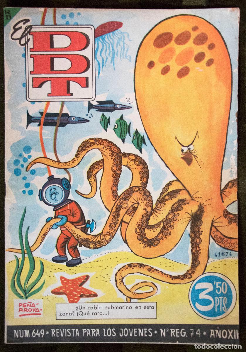 Coleccionismo de Revistas y Peri&oacute;dicos: N&uacute;m. 649 revista El DDT. A&ntilde;o 1958.
