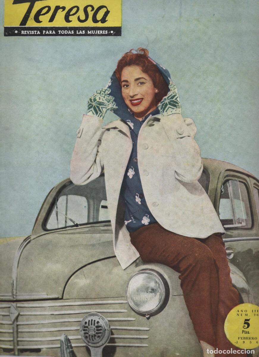 Coleccionismo de Revistas y Peri&oacute;dicos: REVISTA TERESA PARA TODAS LAS MUJERES FEBRERO DEC 1956