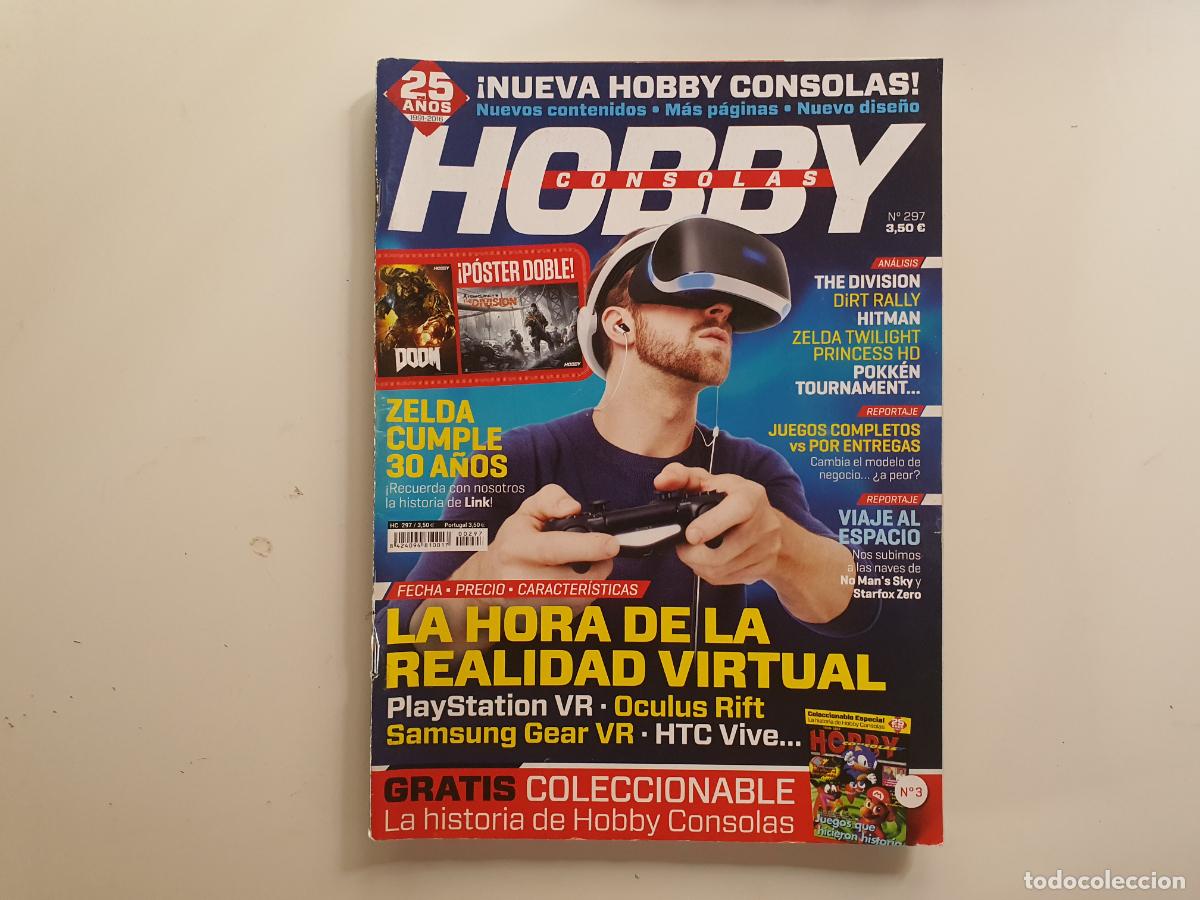 Collezionismo di Riviste e Giornali: REVISTA HOBBY CONSOLAS - N&ordm; 297 INCLUYE POSTER DOOM DIVISION