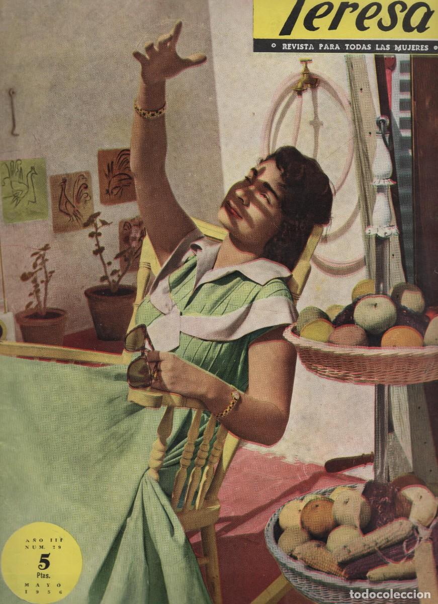 Coleccionismo de Revistas y Peri&oacute;dicos: REVISTA TERESA PARA TODAS LAS MUJERES MES DE MAYO DE 1956