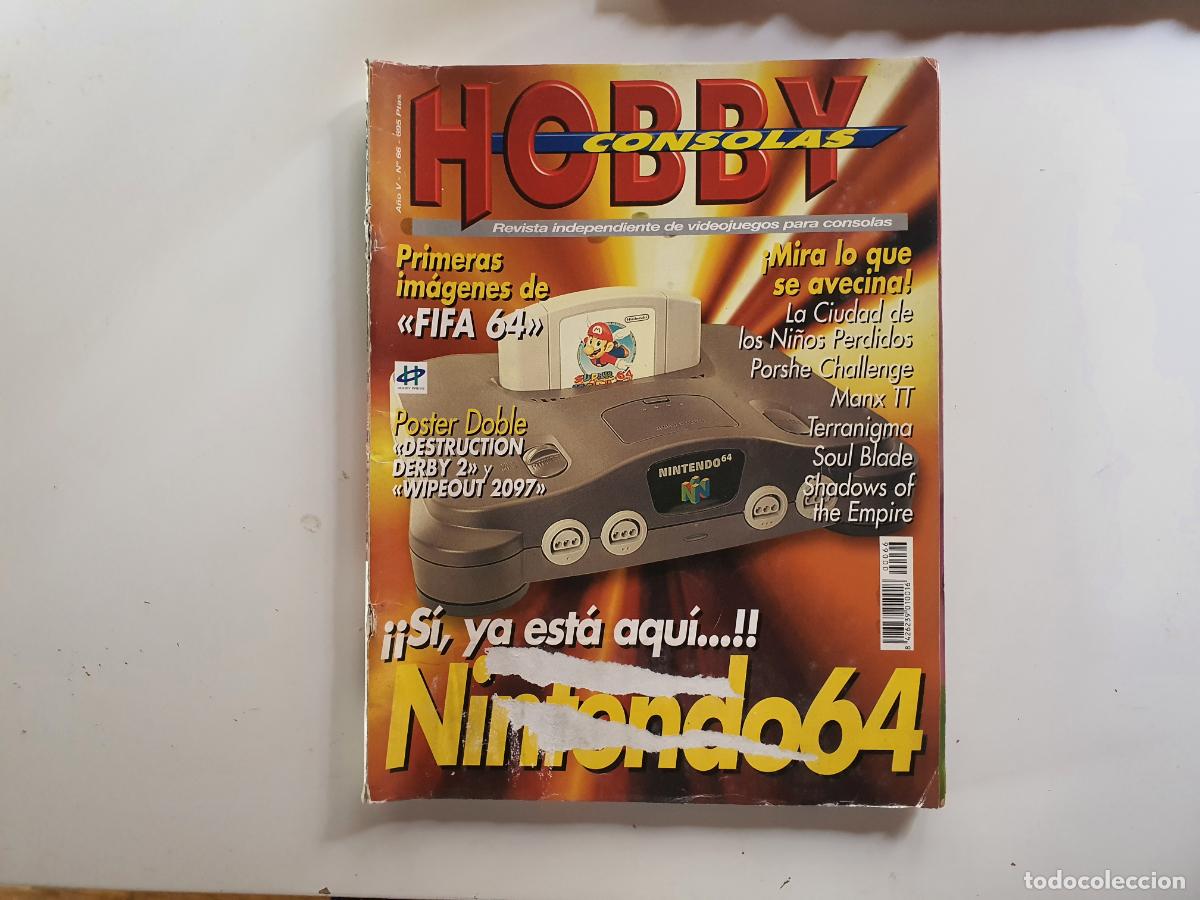 Colecionismo de Revistas e Jornais: REVISTA HOBBY CONSOLAS - N&ordm; 66 NINTENDO 64 SUPER MARIO