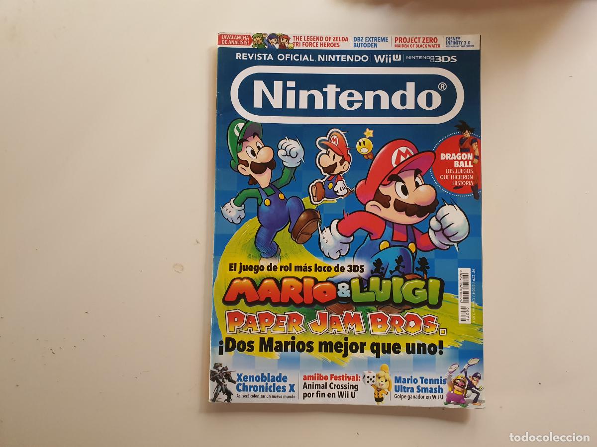 Colecionismo de Revistas e Jornais: REVISTA OFICIAL NINTENDO WII U 3DS - N&ordm; 279 MARIO & LUIGI