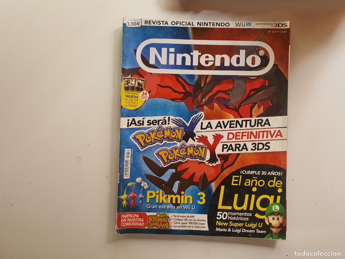 Coleccionismo de Revistas y Peri&oacute;dicos: REVISTA OFICIAL NINTENDO WII U 3DS - N&ordm; 250 POKEMON INCLUYE TARJETAS MONSTER HUNTER 3