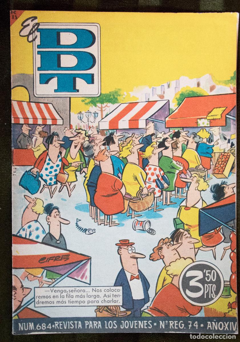 Coleccionismo de Revistas y Peri&oacute;dicos: Revista El DDT n&uacute;m 684. A&ntilde;o 1958.