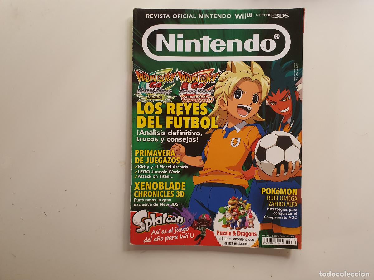 Coleccionismo de Revistas y Peri&oacute;dicos: REVISTA OFICIAL NINTENDO WII U 3DS - N&ordm; 272 INAZUMA ELEVEN