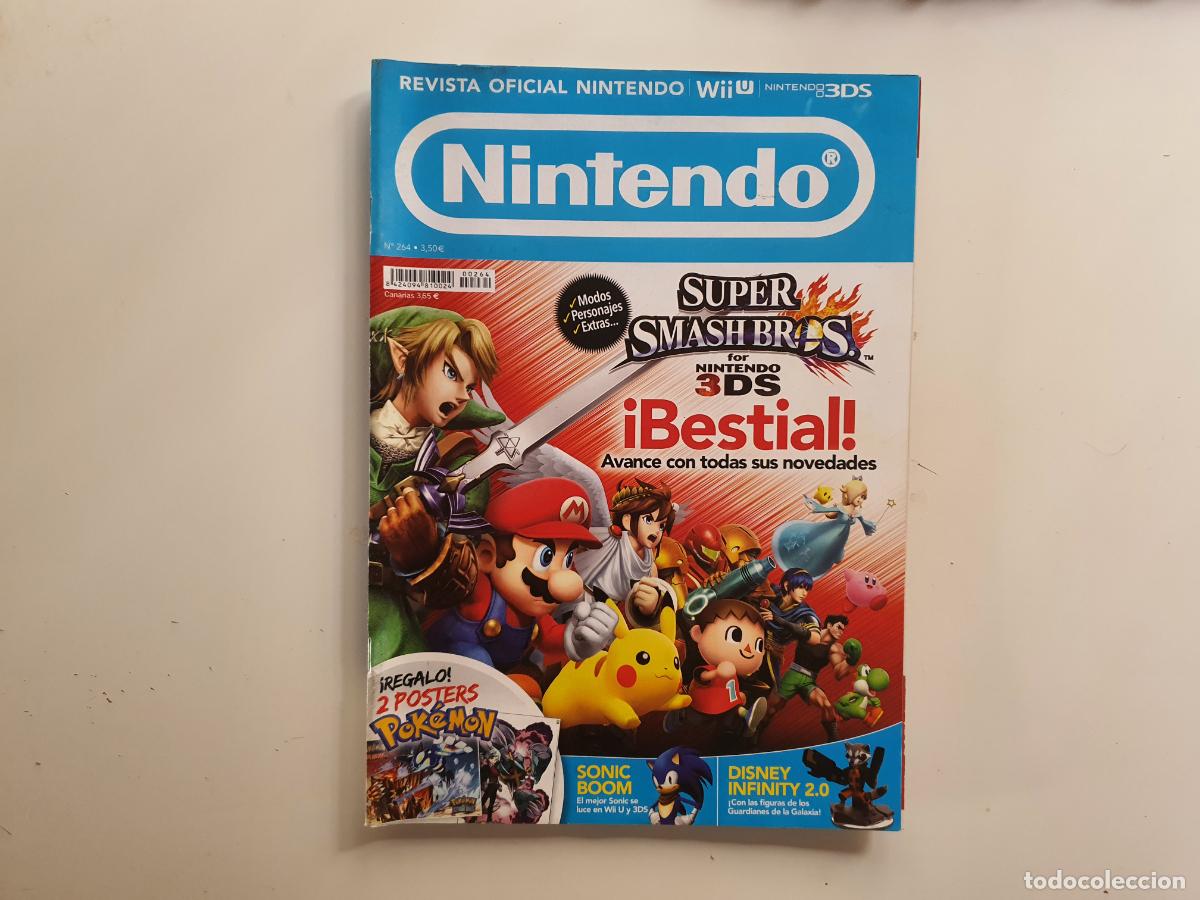 Coleccionismo de Revistas y Peri&oacute;dicos: REVISTA OFICIAL NINTENDO WII U 3DS - N&ordm; 264 INCLUYE POSTER CENTRAL POKEMON