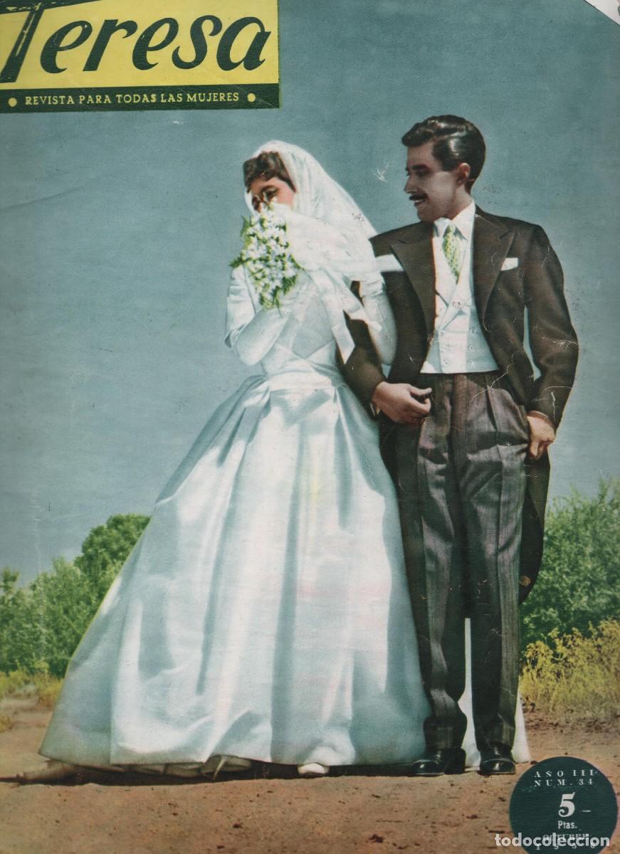 Coleccionismo de Revistas y Peri&oacute;dicos: REVISTA TERESA PARA TODAS LAS MUJERES NUMERO 34 MES DE OCTUBRE DEL A&Ntilde;O 1956 BUEN ESTADO