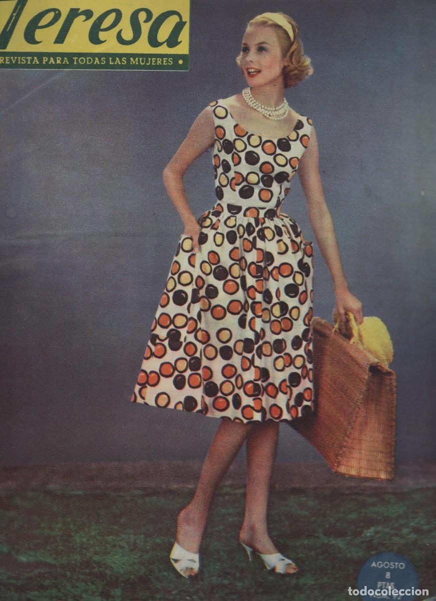 Coleccionismo de Revistas y Peri&oacute;dicos: REVISTA TERESA PARA TODAS LAS MUJERES NUMERO 92 MES DE AGOSTO DEL A&Ntilde;O 1962 BUEN ESTADO