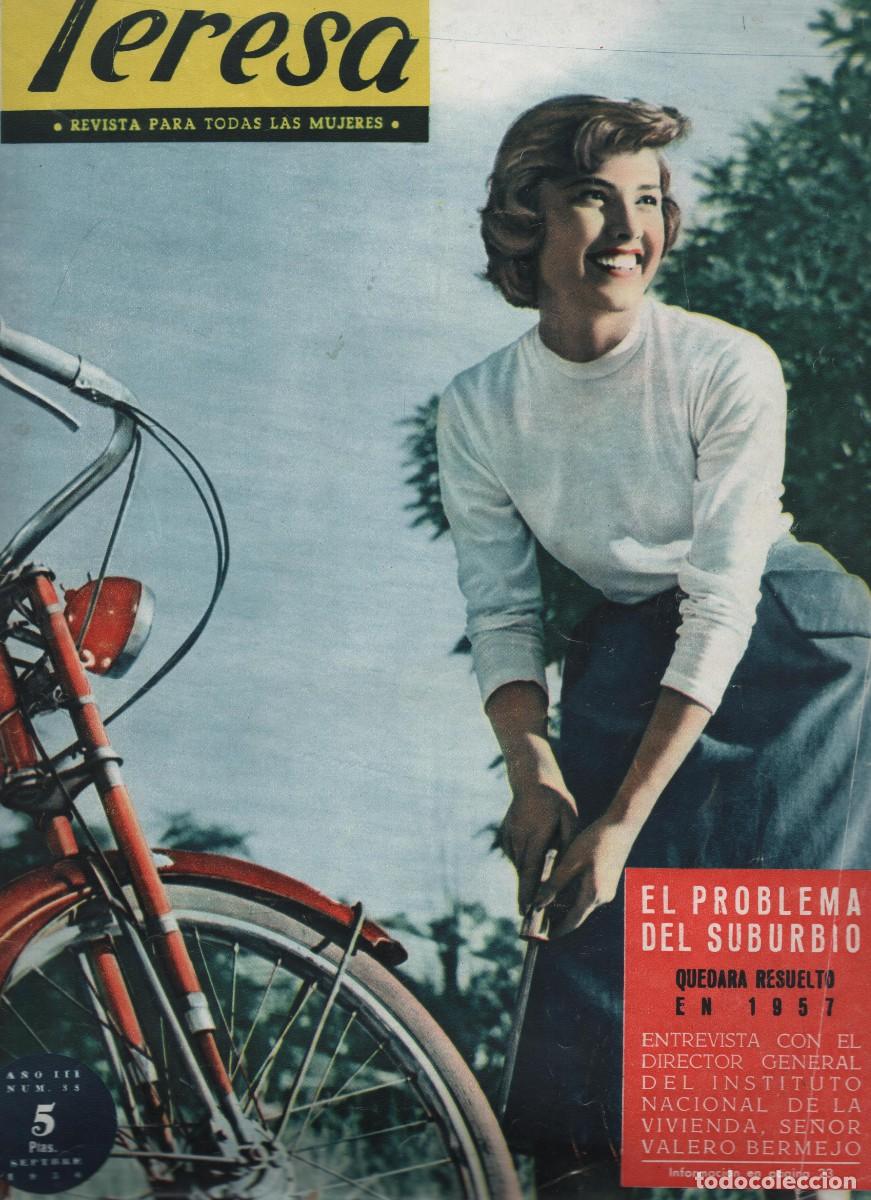 Collezionismo di Riviste e Giornali: REVISTA TERESA PARA TODAS LAS MUJERES NUMERO 33 MES DE SEPTIEMBRE DEL A&Ntilde;O 1956 BUEN ESTADO