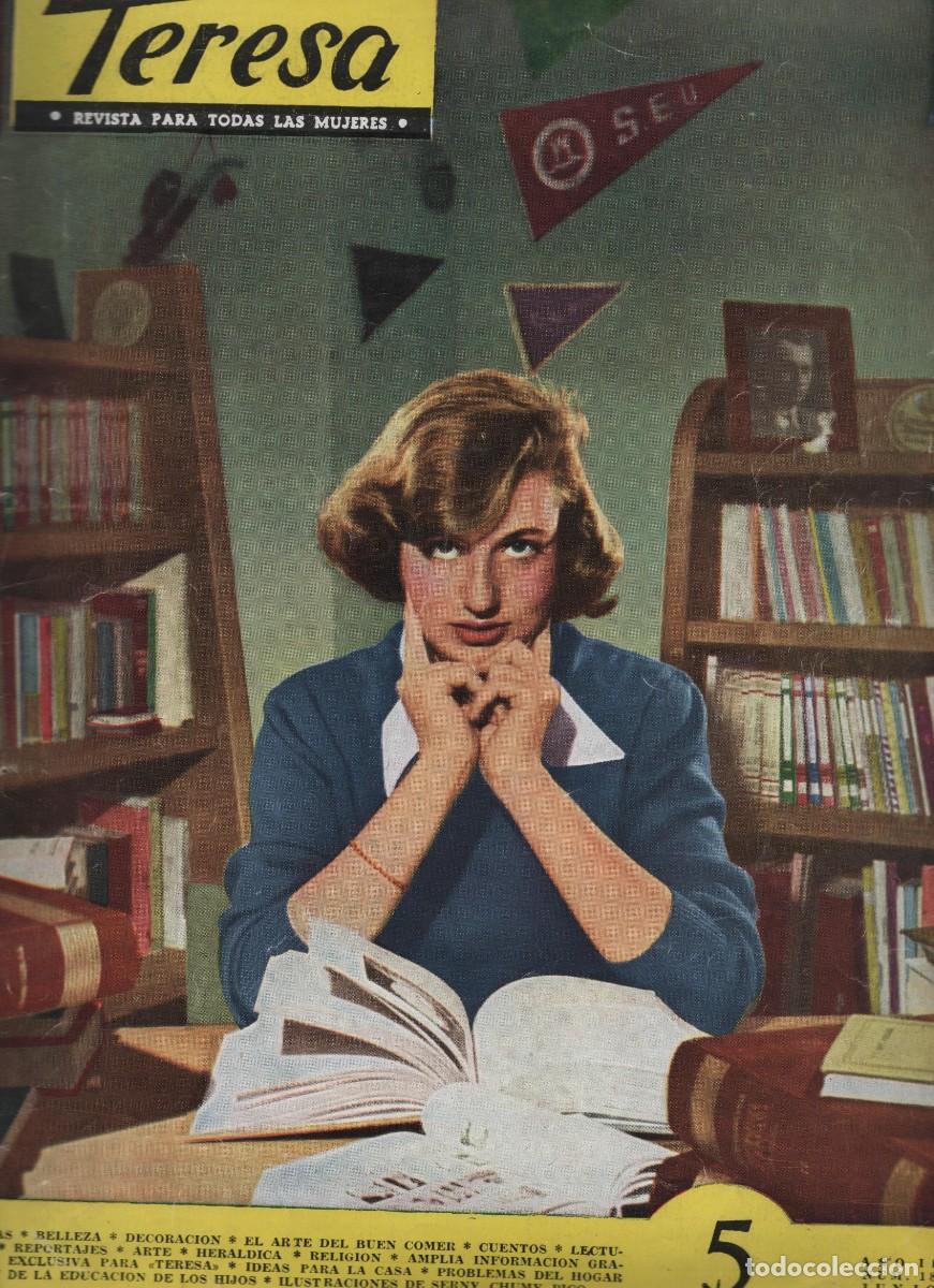Collezionismo di Riviste e Giornali: REVISTA TERESA PARA TODAS LAS MUJERES NUMERO 18 MES DE JUNIO DEL A&Ntilde;O 1955 BUEN ESTADO